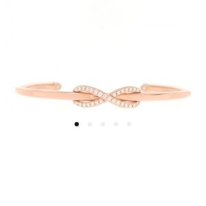 Retired style- Tiffany and Co rose gold infinity cuff